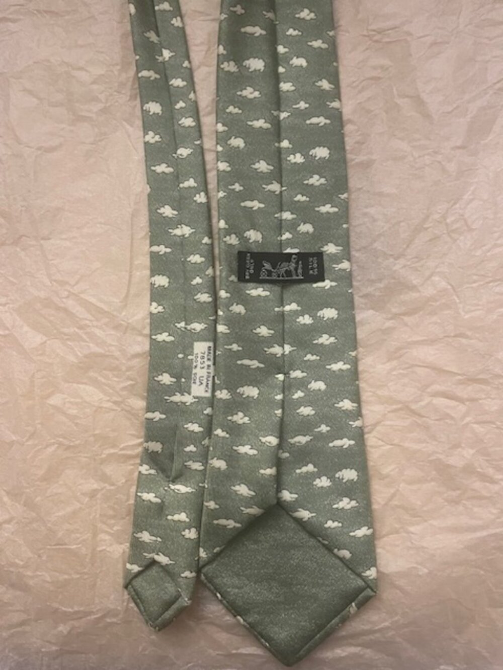 Hermes silk tie